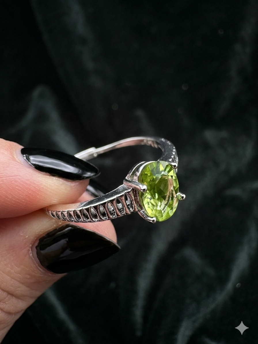 Bague péridot