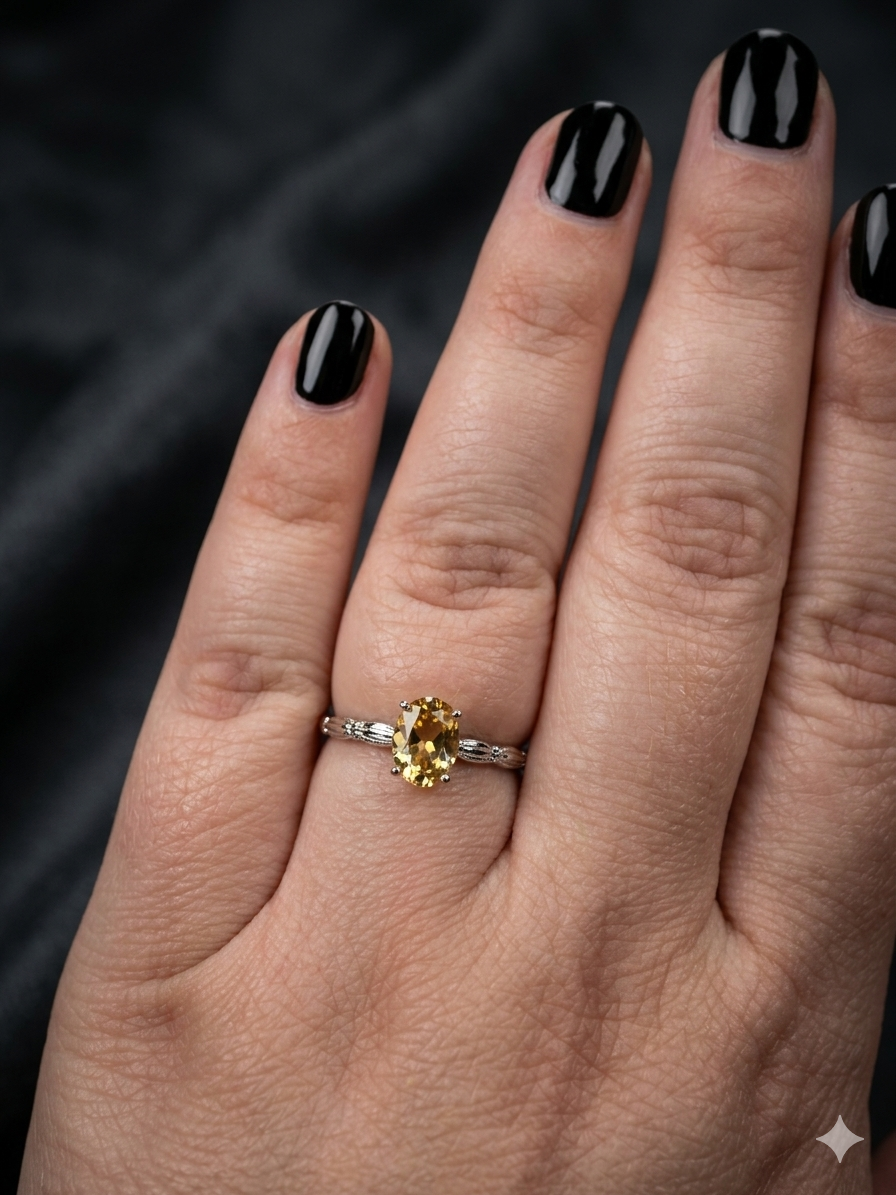 Bague citrine