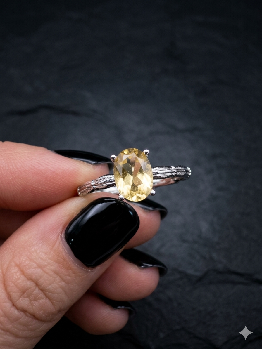 Bague citrine