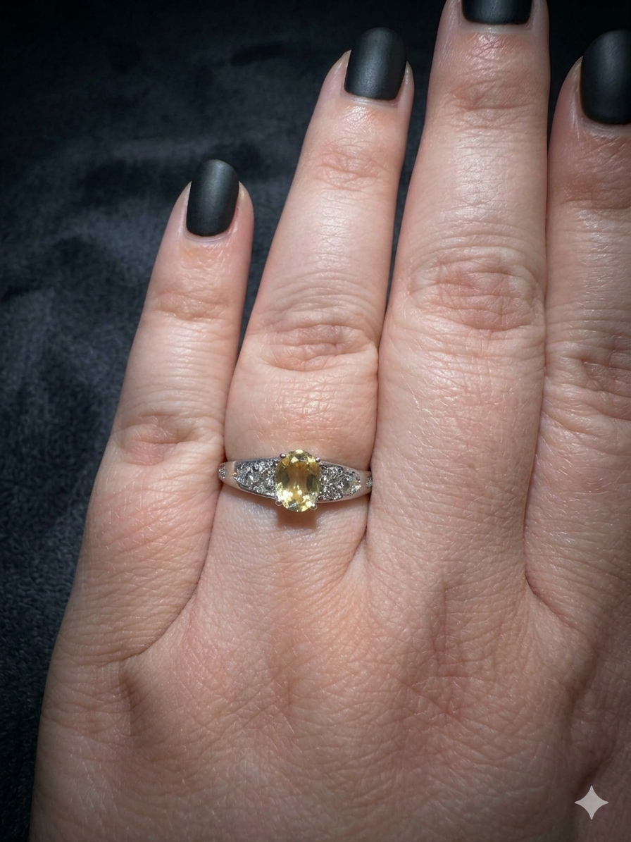 Bague citrine