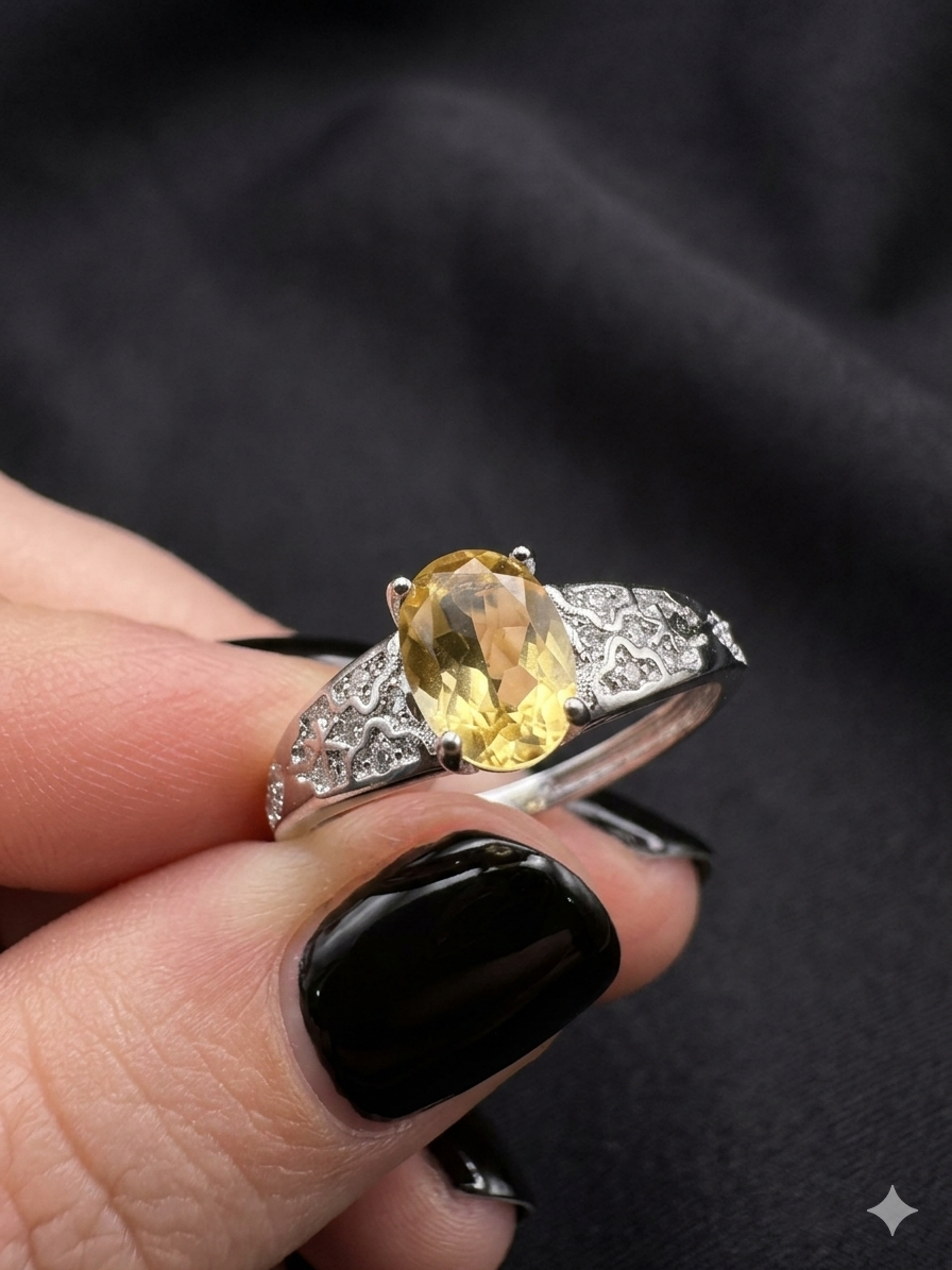 Bague citrine