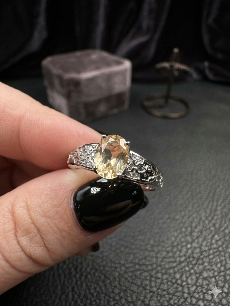 Bague citrine