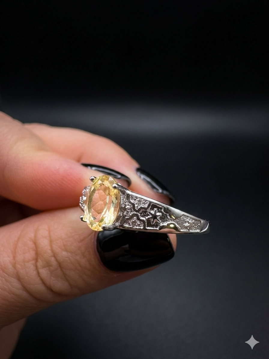 Bague citrine