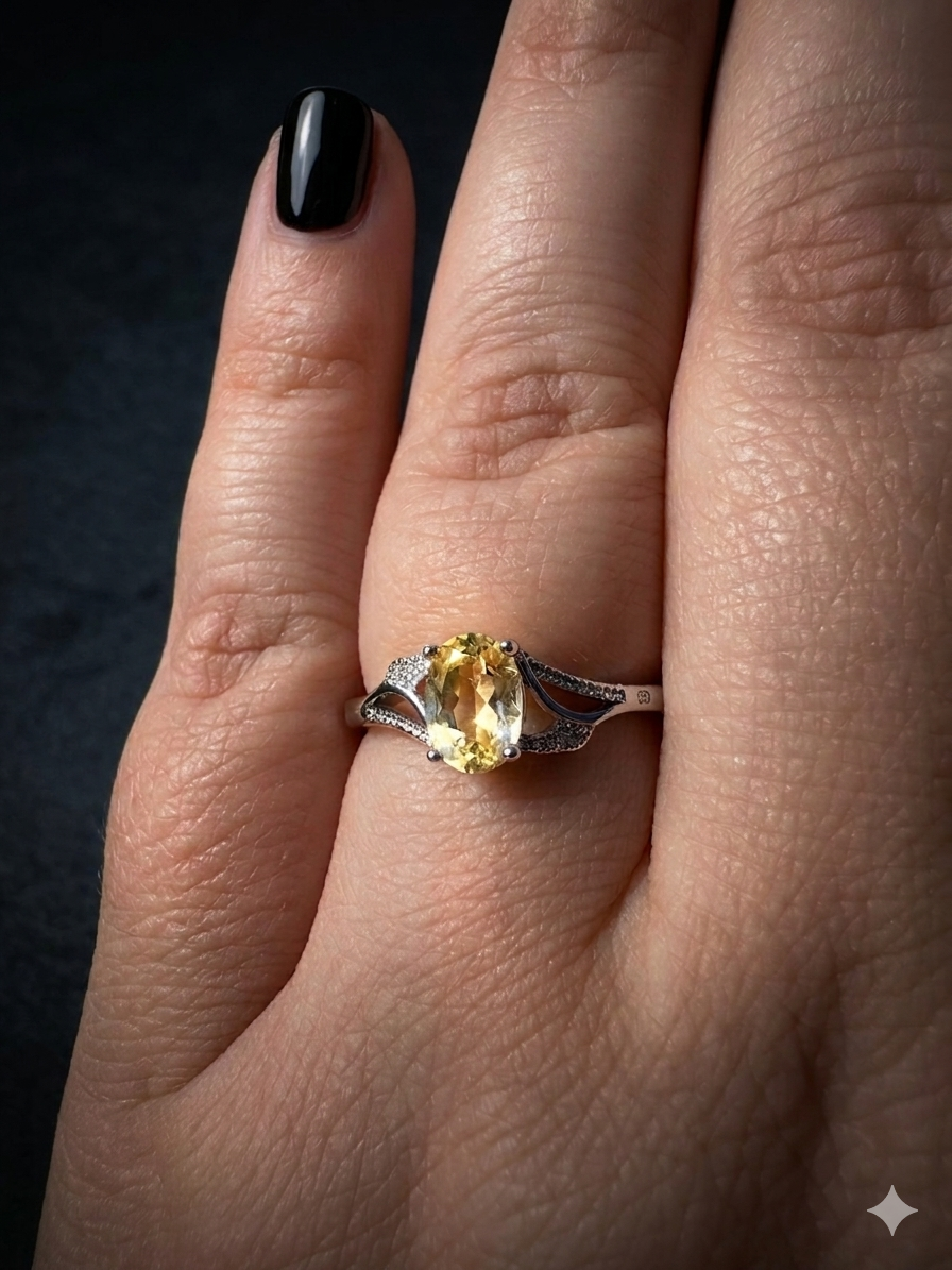 Bague citrine