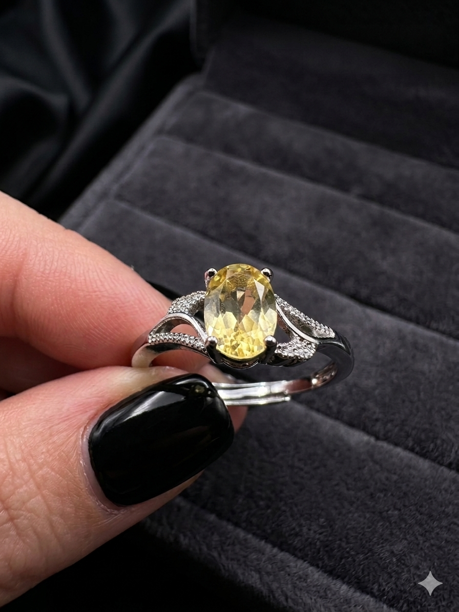 Bague citrine
