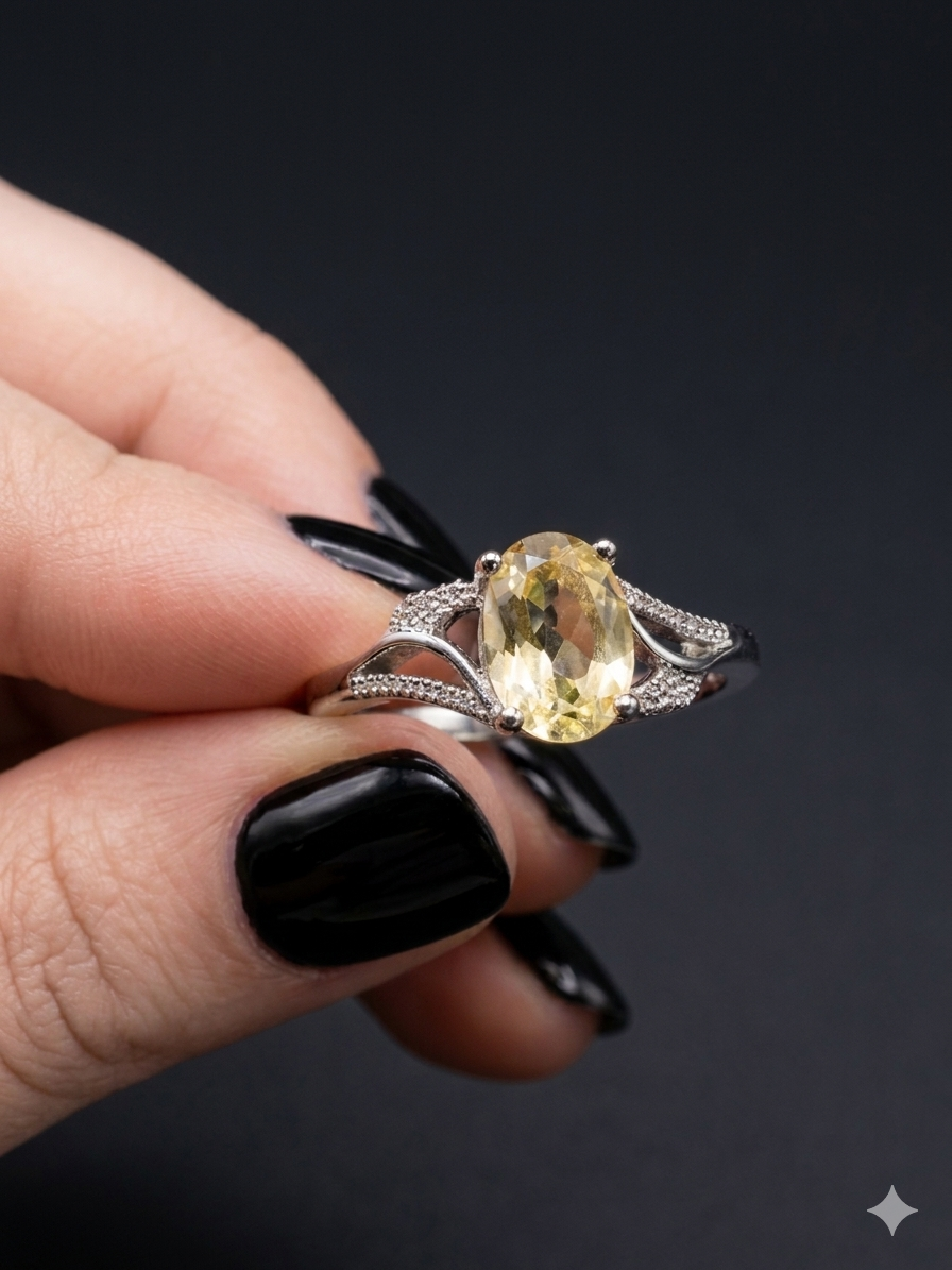 Bague citrine