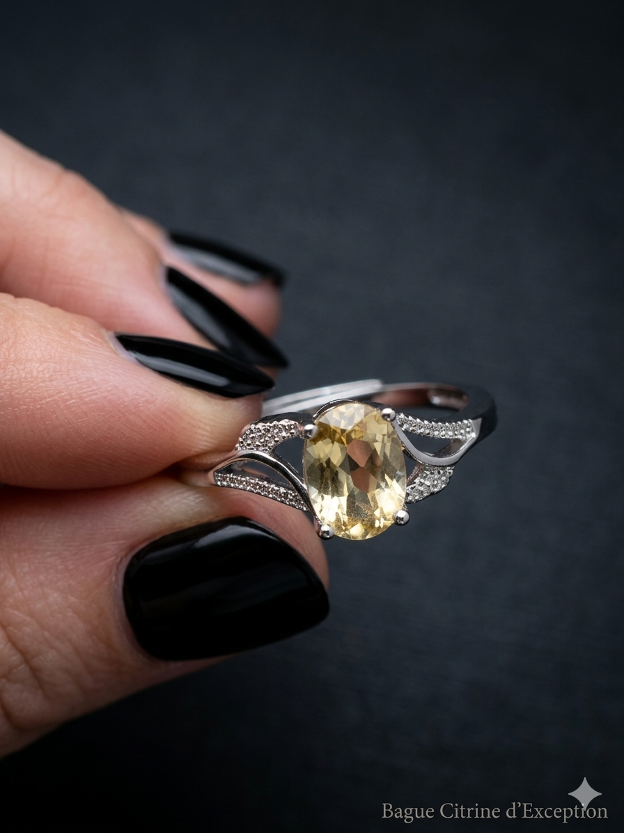 Bague citrine