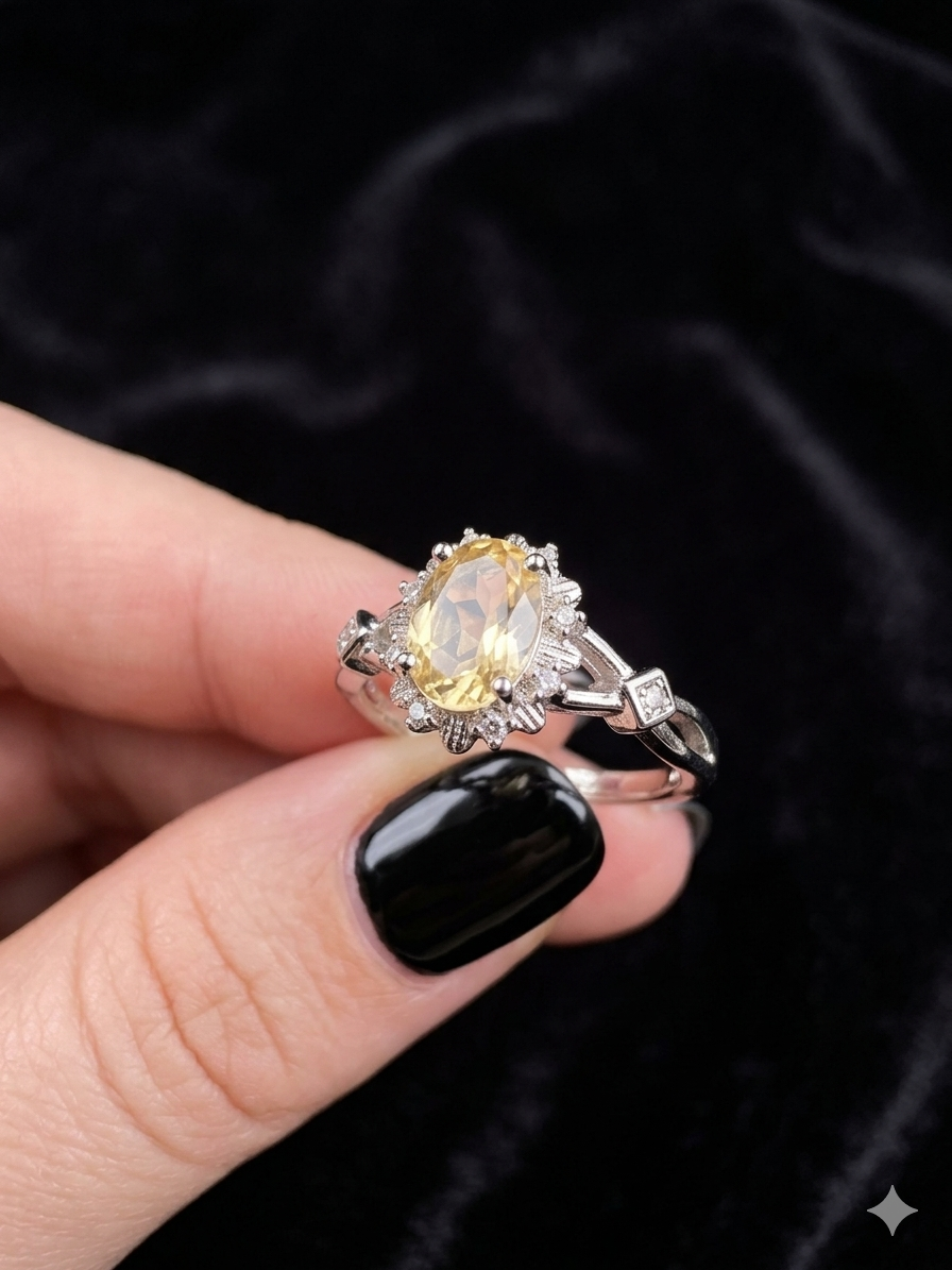 Bague citrine