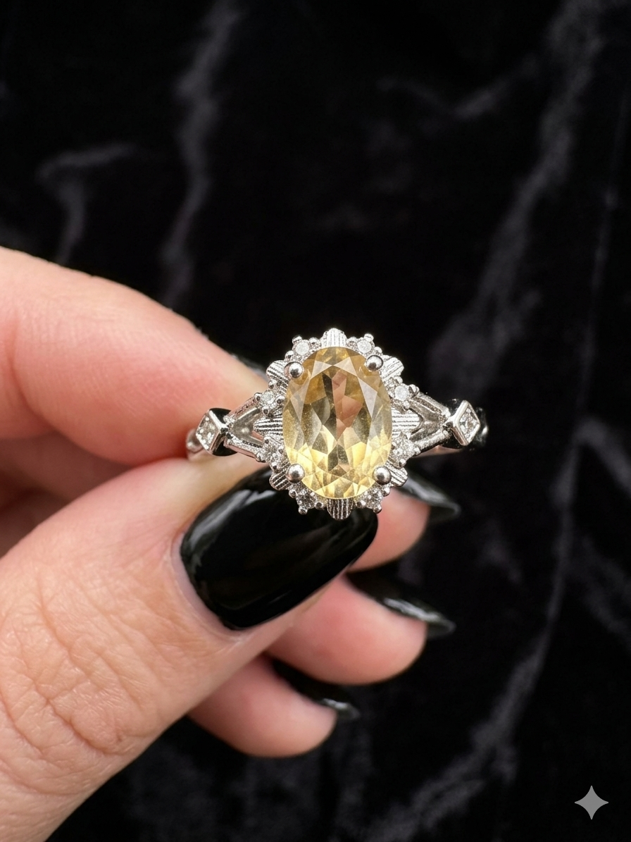 Bague citrine