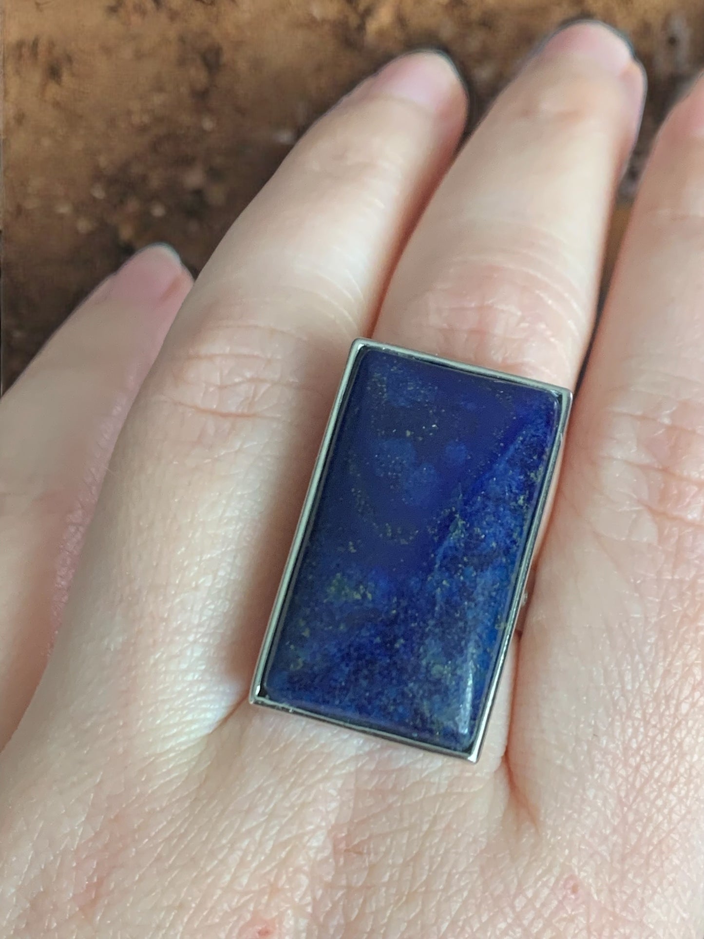 Bague lapis lazuli