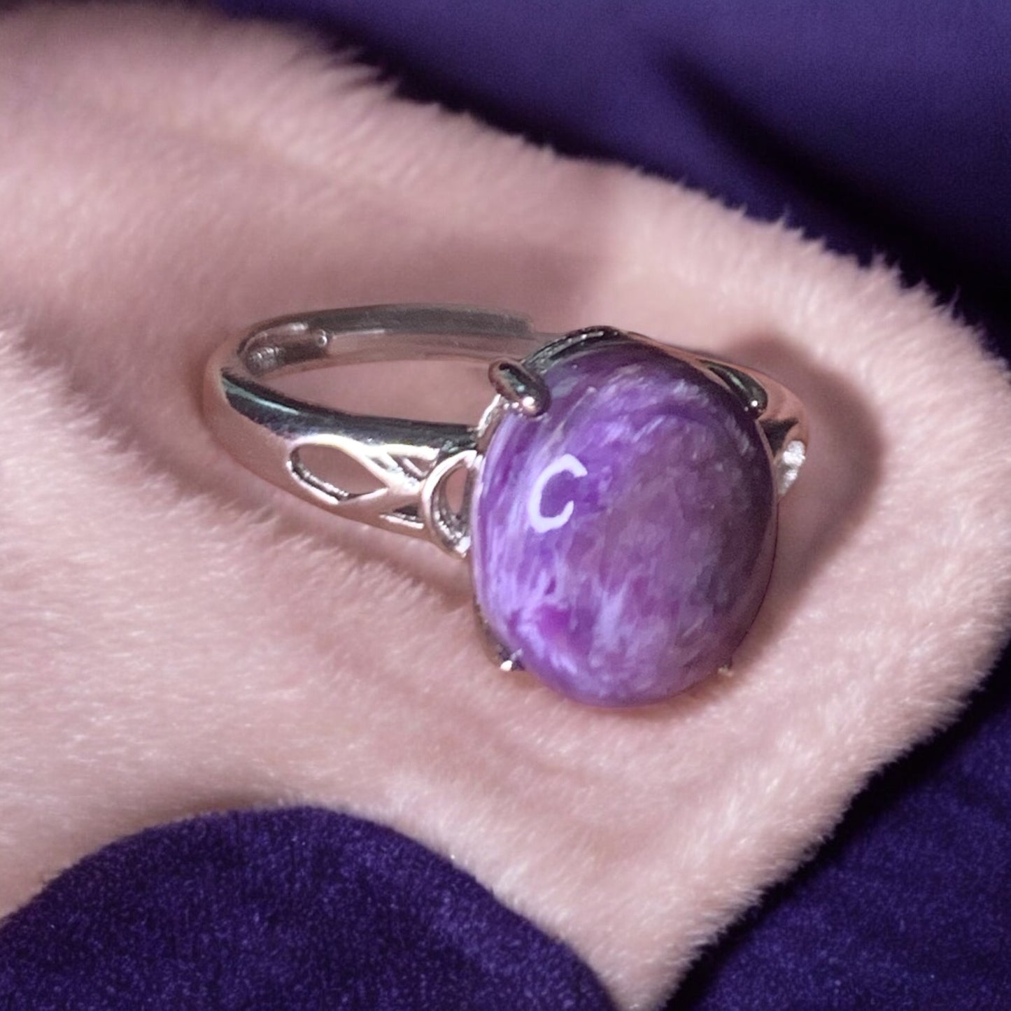 Bague charoite