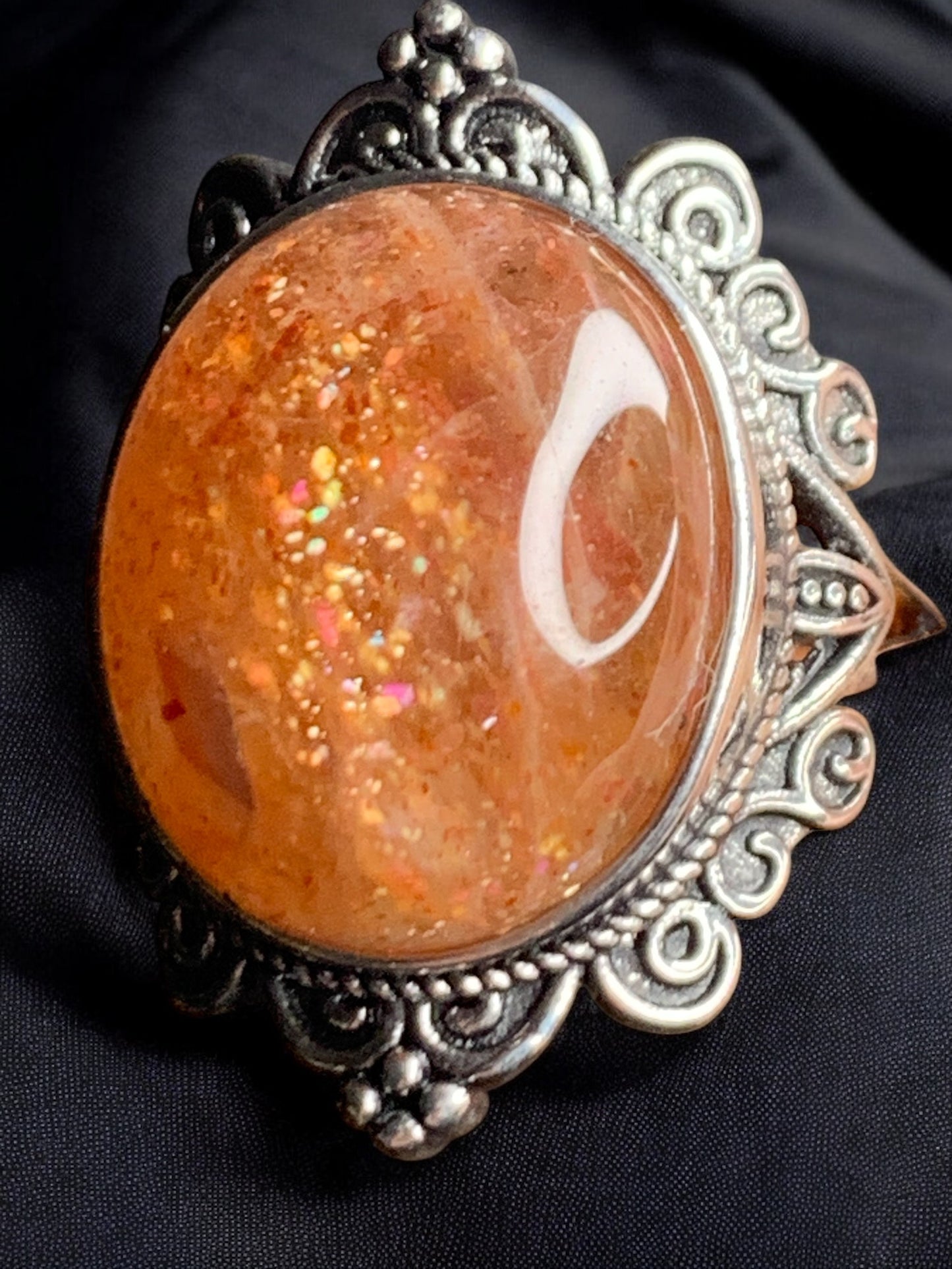 Sunstone ring