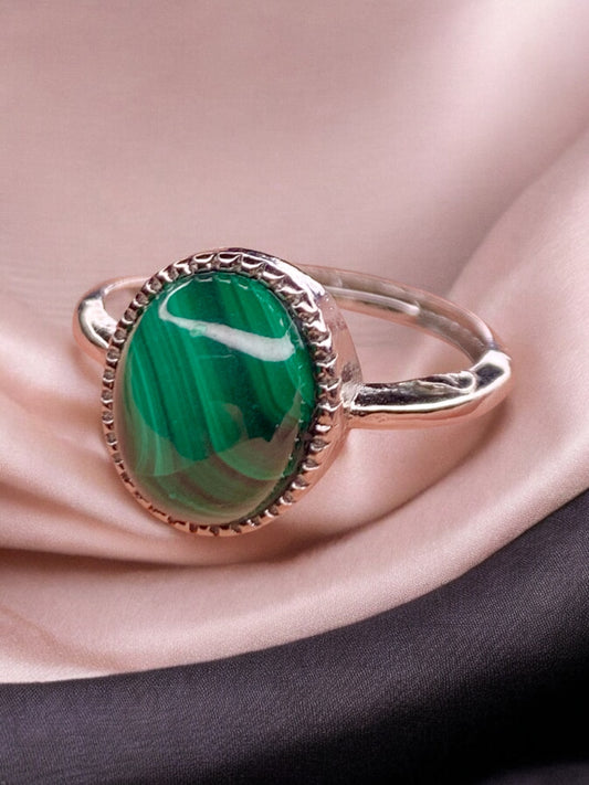 Bague malachite