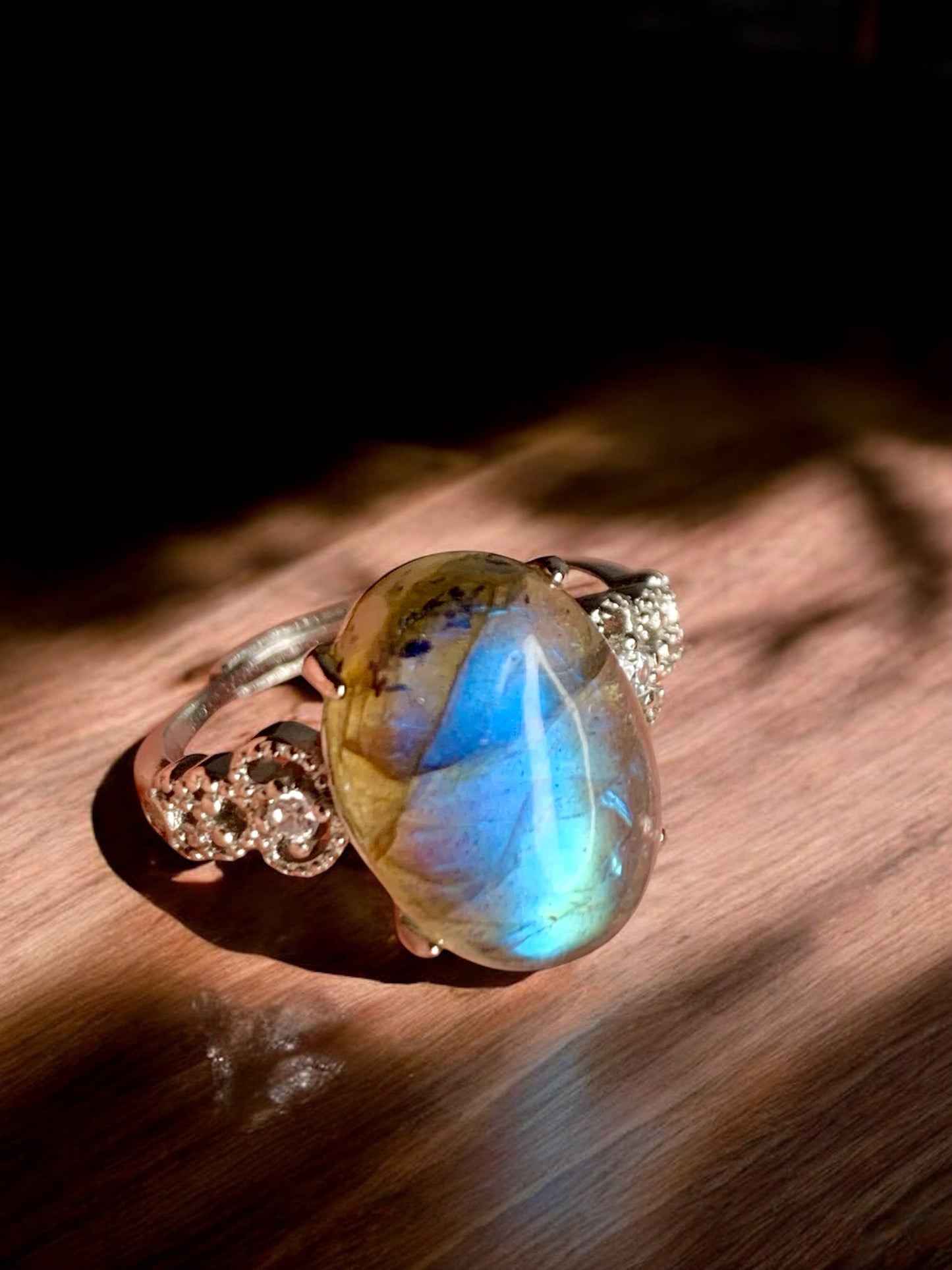 Bague labradorite