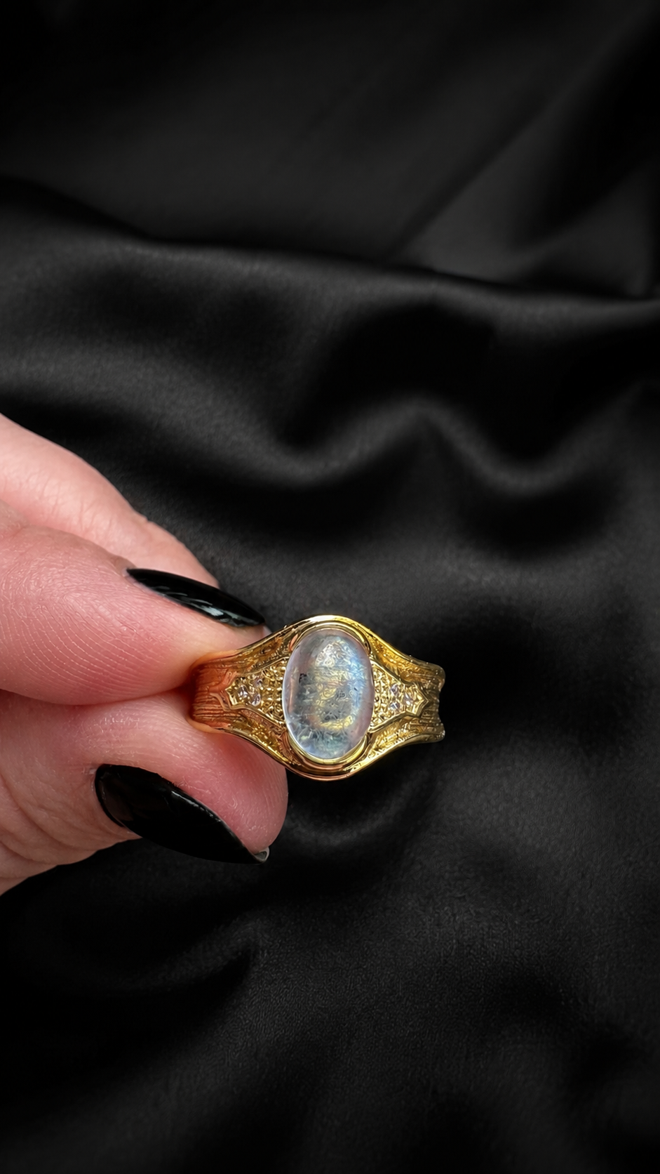 Bague labradorite