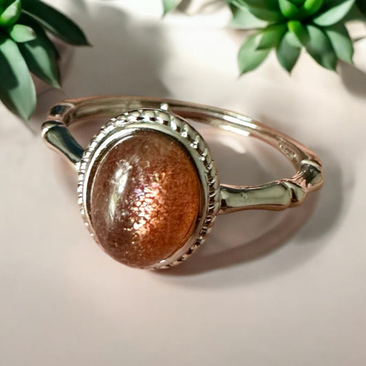 Bague pierre de soleil