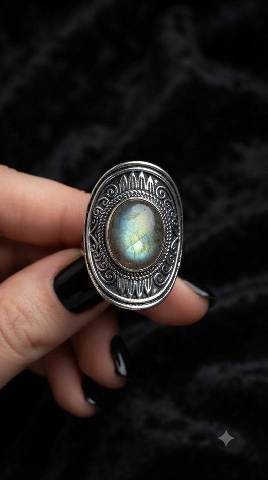 Bague labradorite