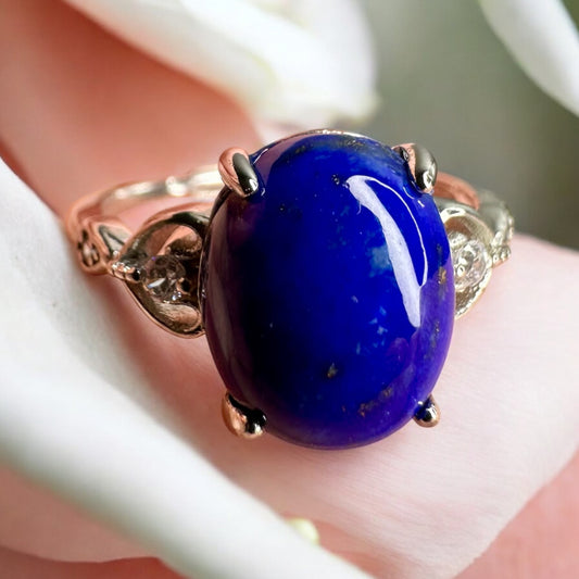 Bague lapis lazuli