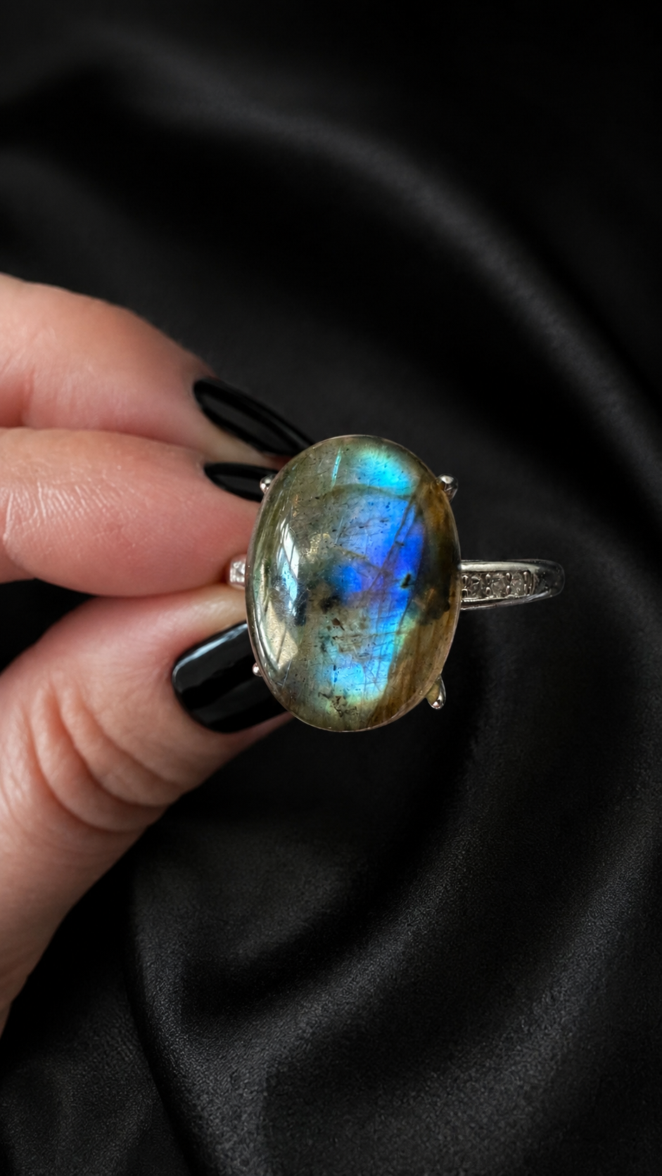 Bague labradorite