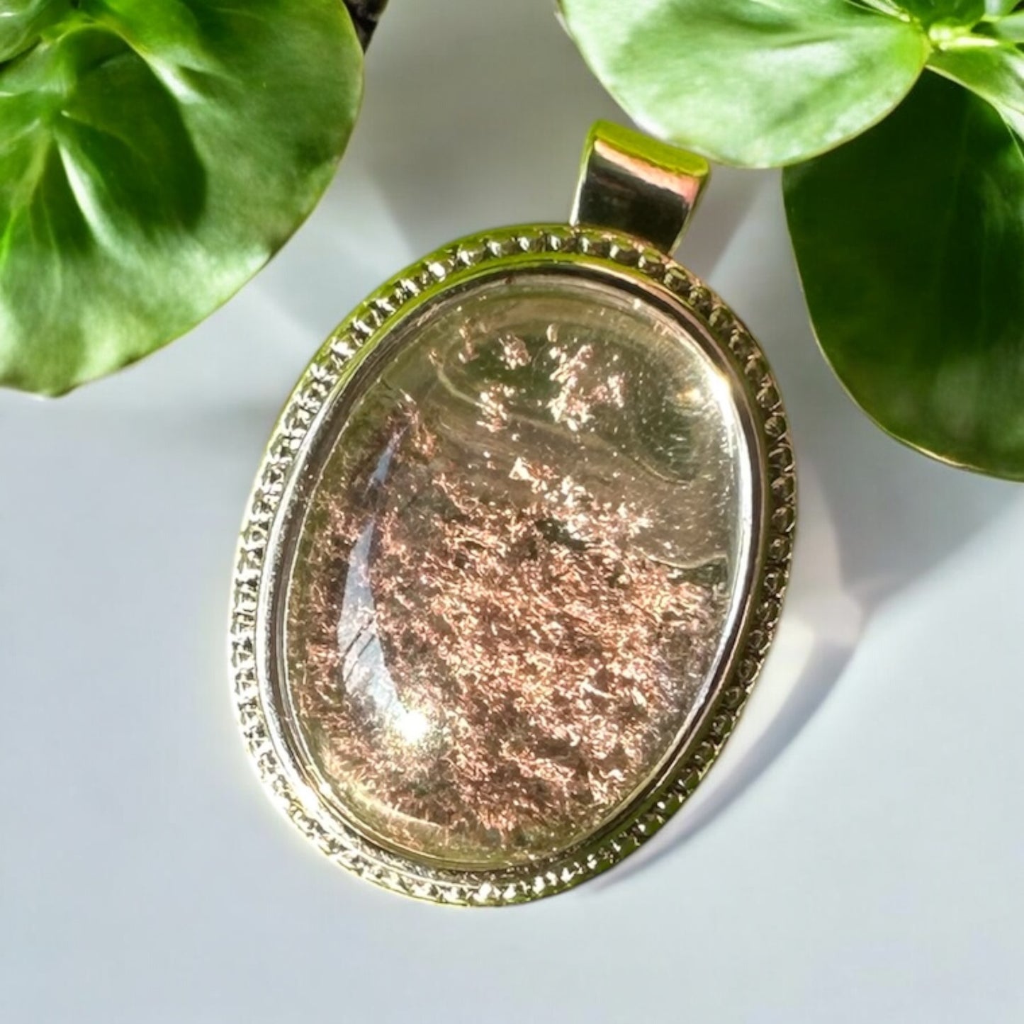 Lodolite / garden quartz pendant