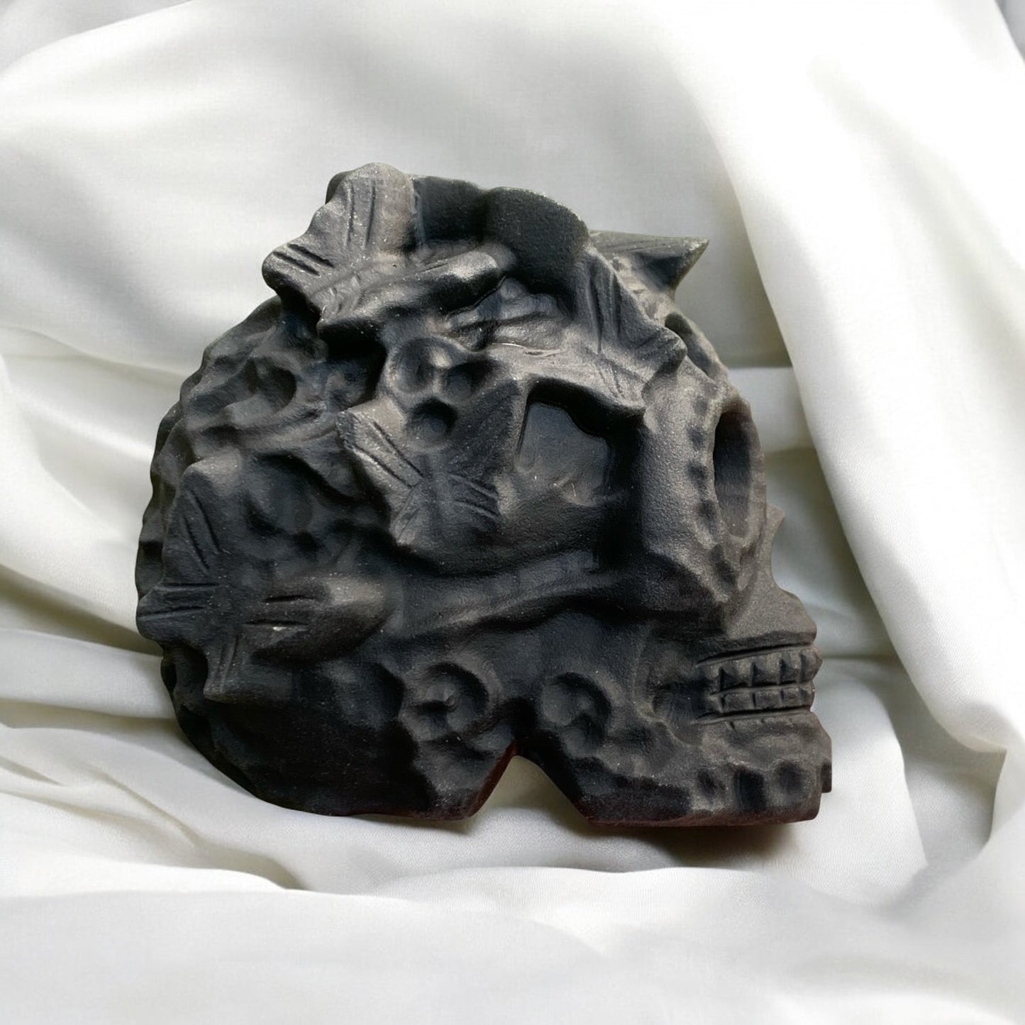 Black Obsidian Skull