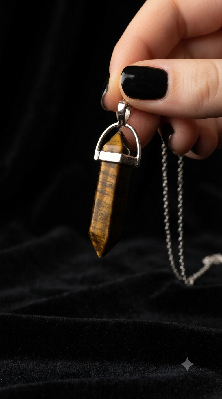 Pendule œil de tigre
