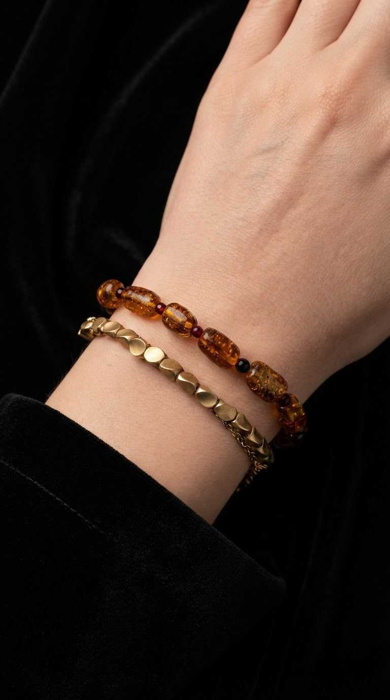 Bracelet ambre baltique
