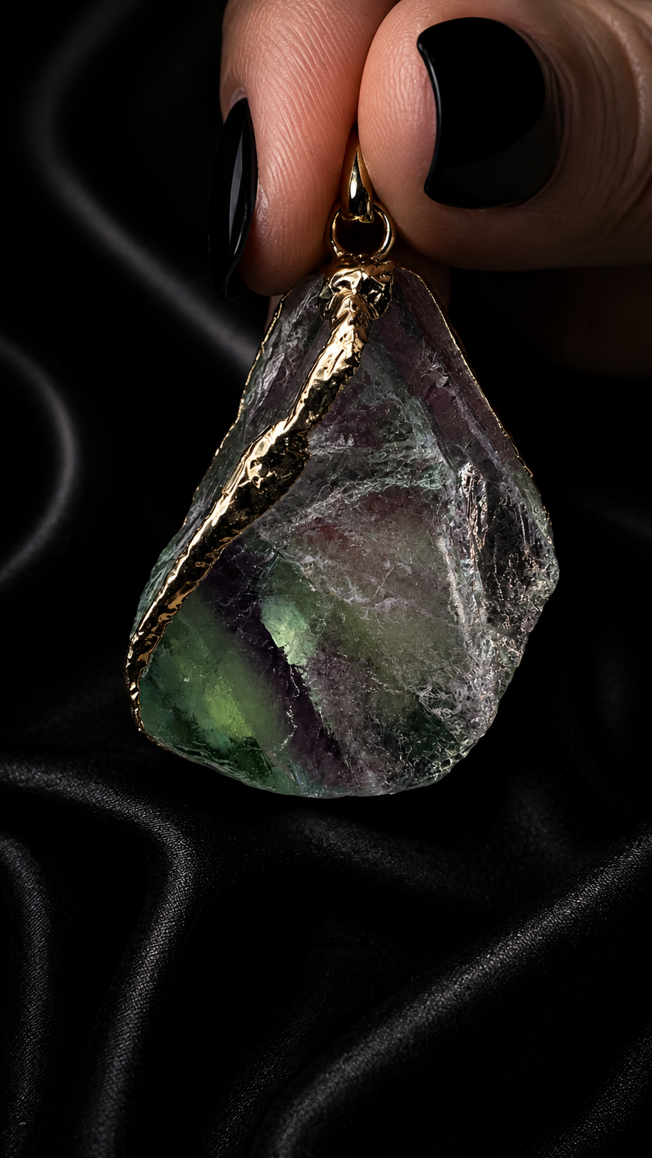 Pendentif fluorite