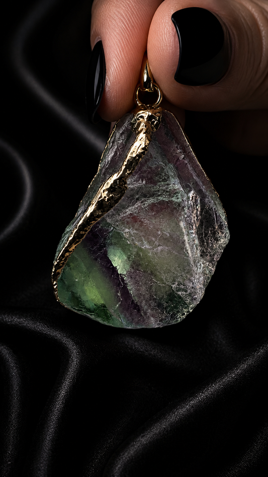 Pendentif fluorite