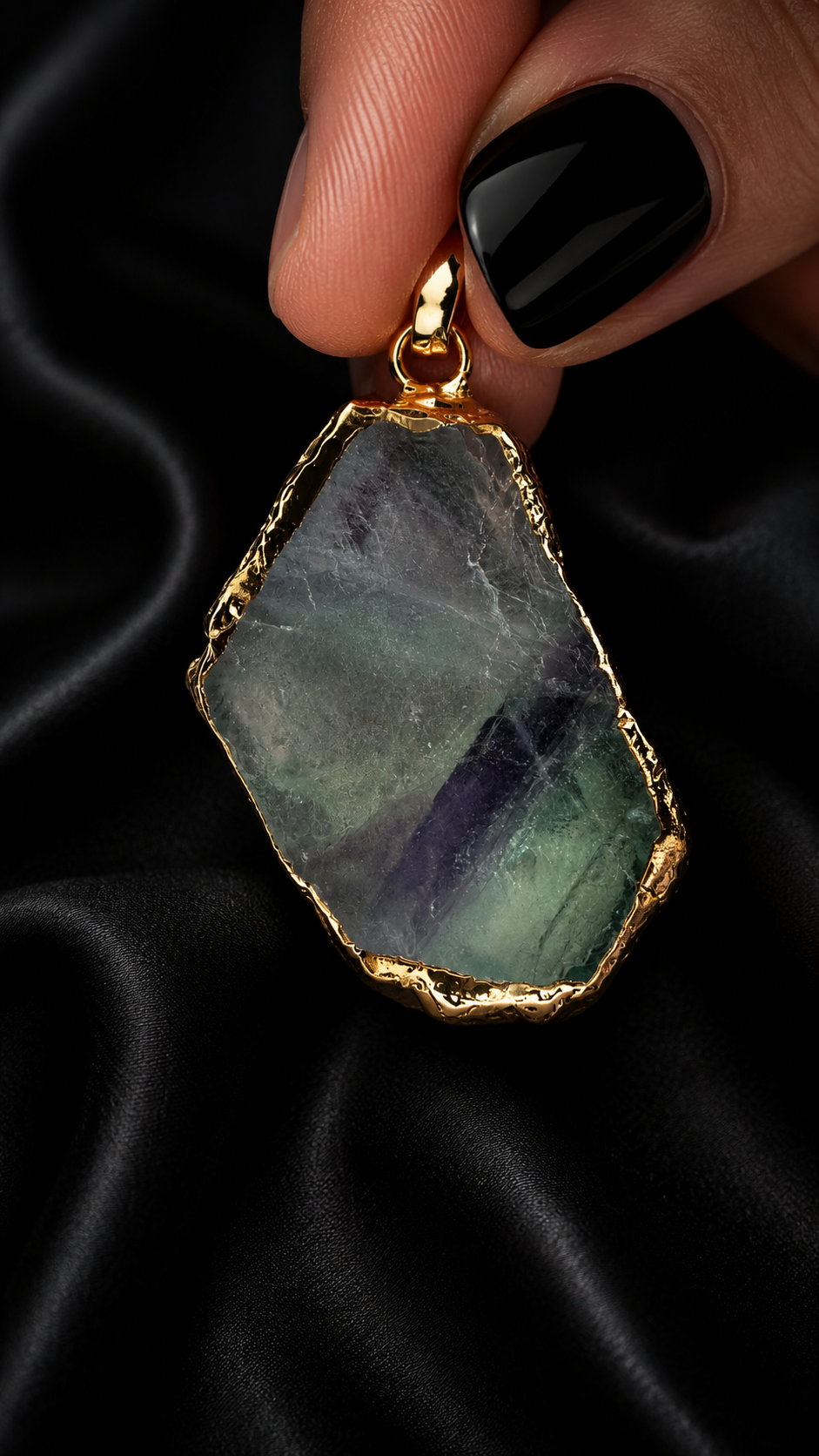 Pendentif fluorite