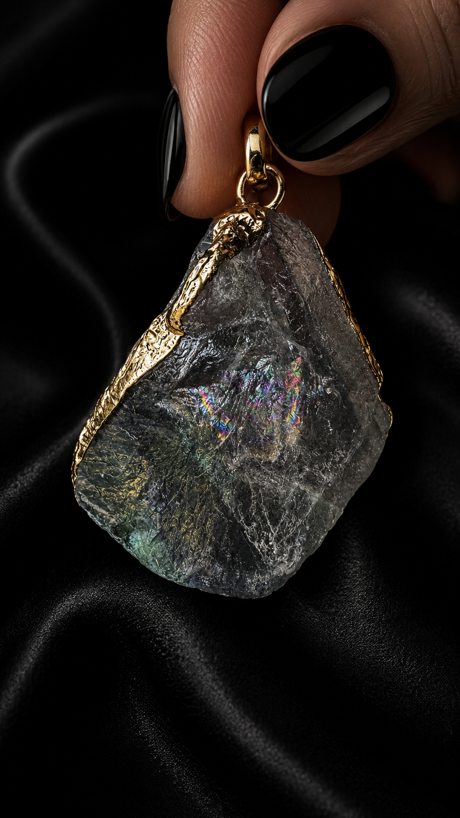 Pendentif fluorite