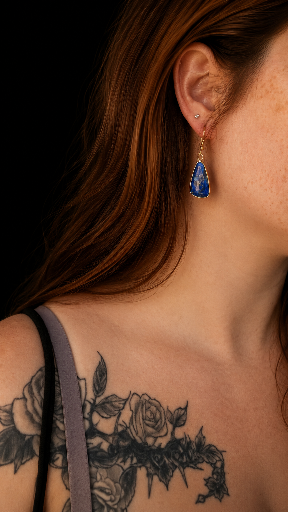 Boucles d’oreilles lapis lazuli
