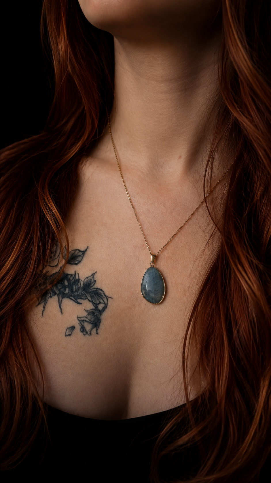 Pendentif en labradorite / spectrolite