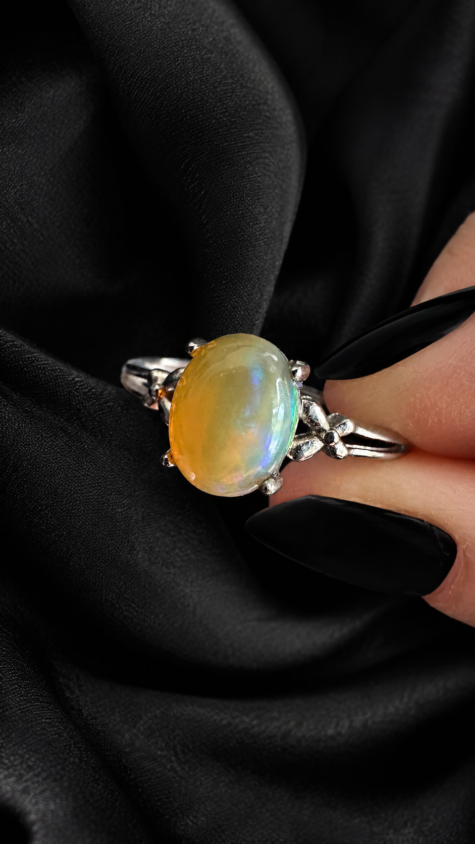 Bague opale