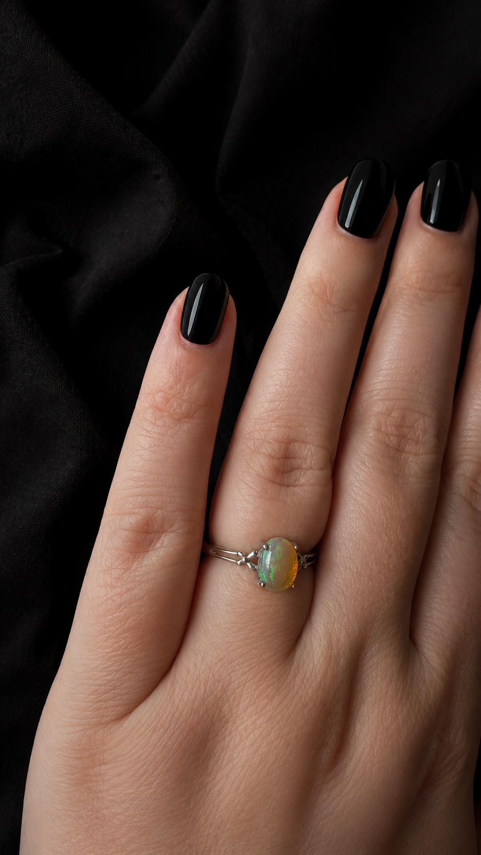 Bague opale