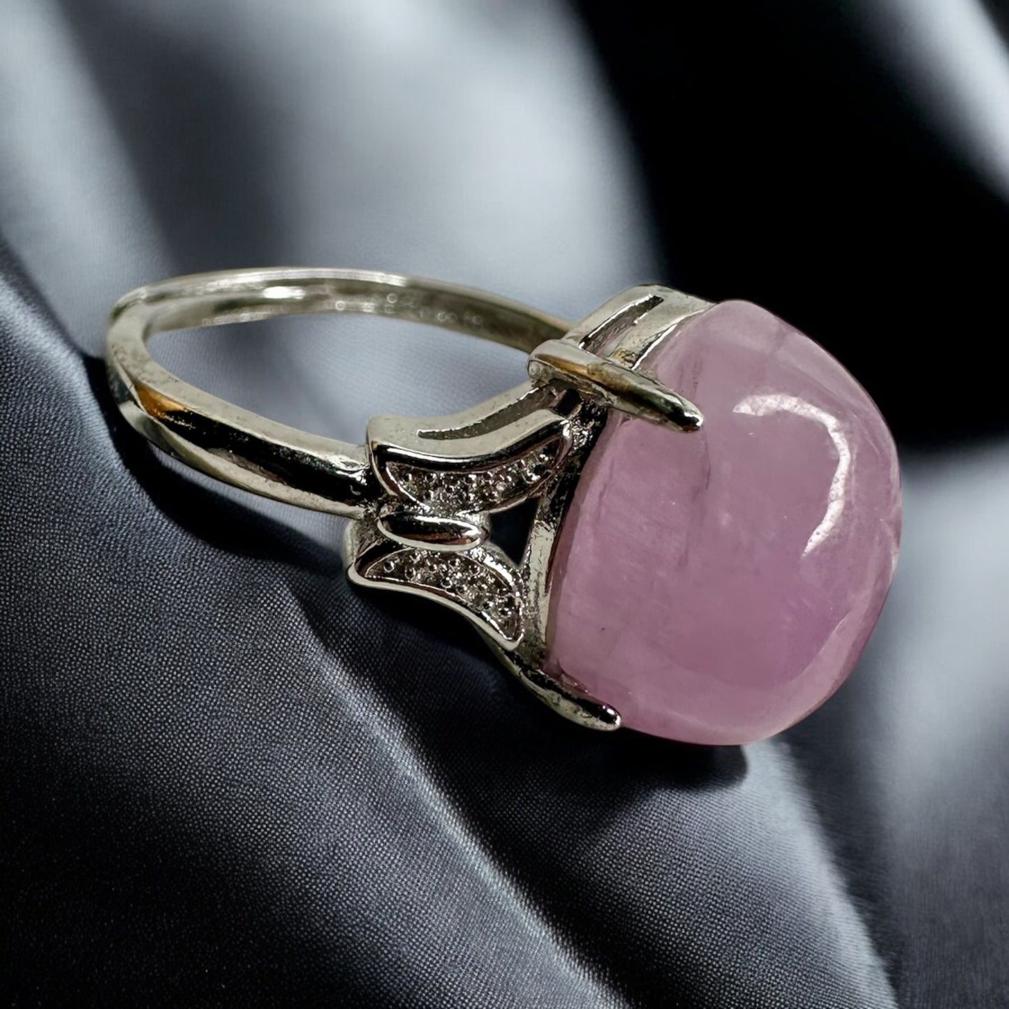 Anillo de kunzita s925