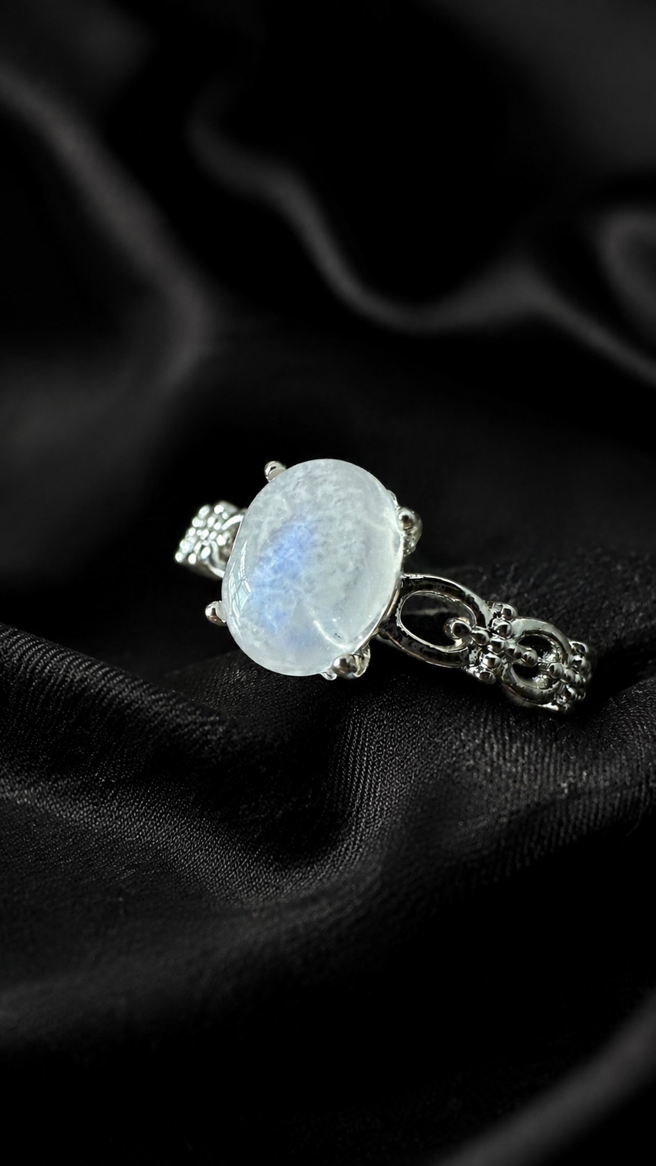 Bague pierre de lune