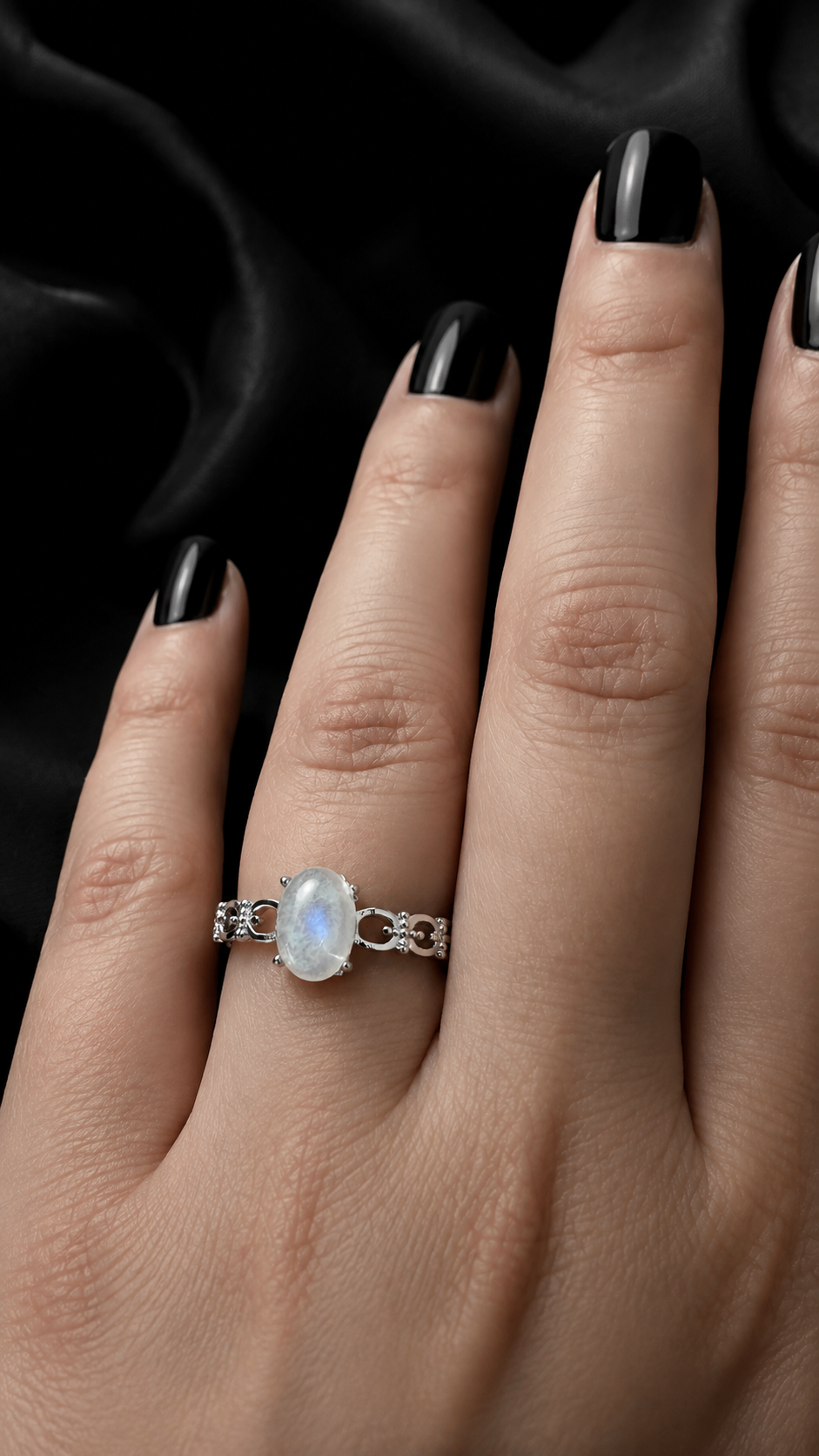 Bague pierre de lune