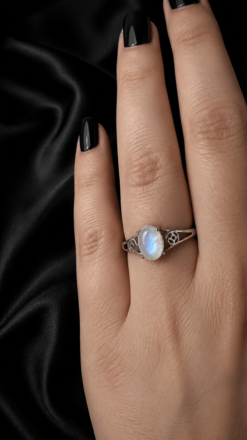 Bague pierre de lune