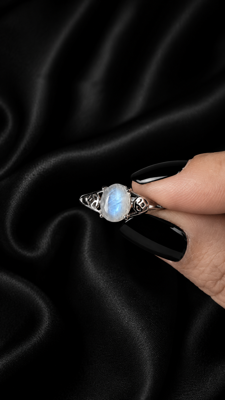 Bague pierre de lune