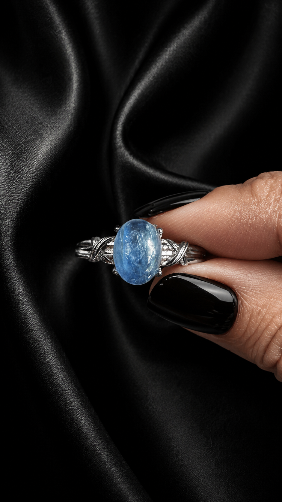 Bague cyanite
