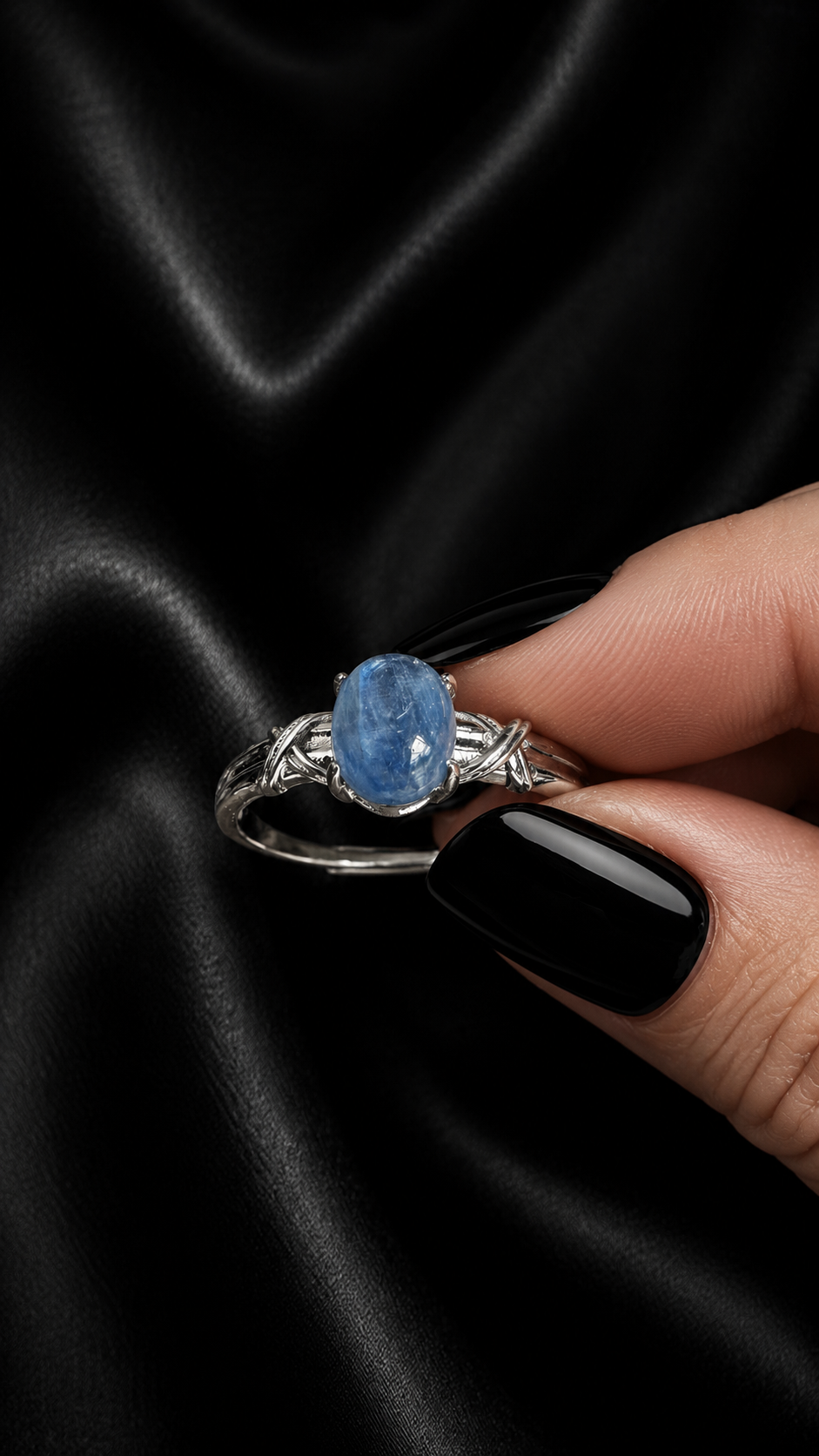 Bague cyanite