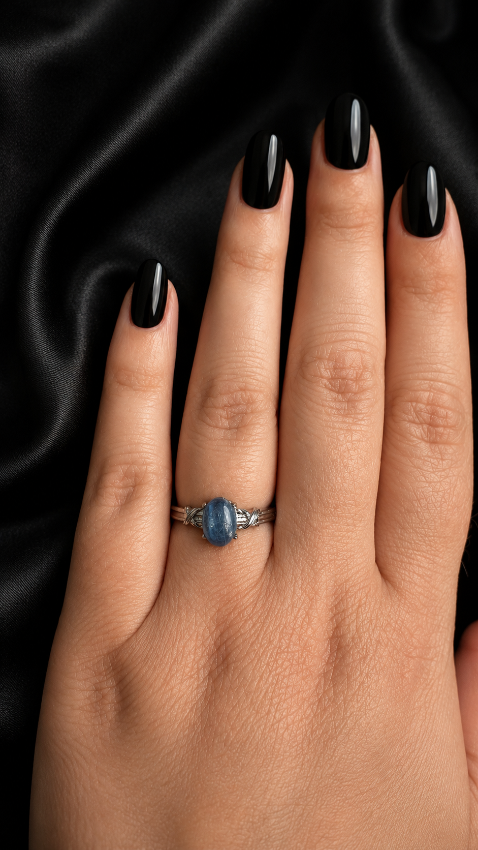 Bague cyanite