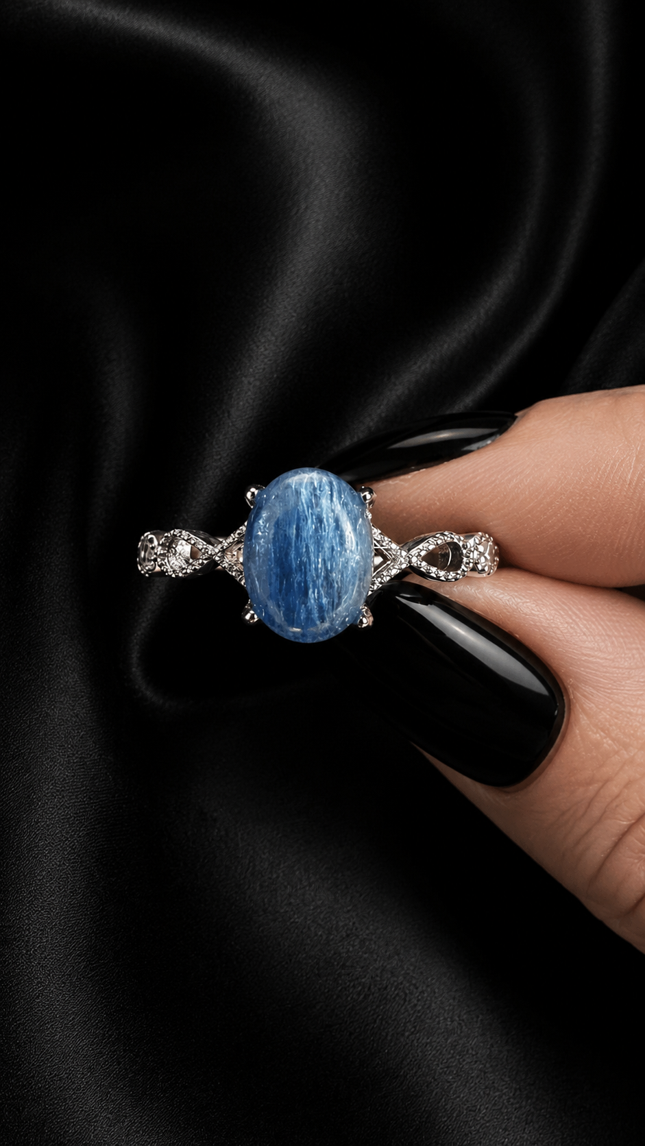 Bague cyanite