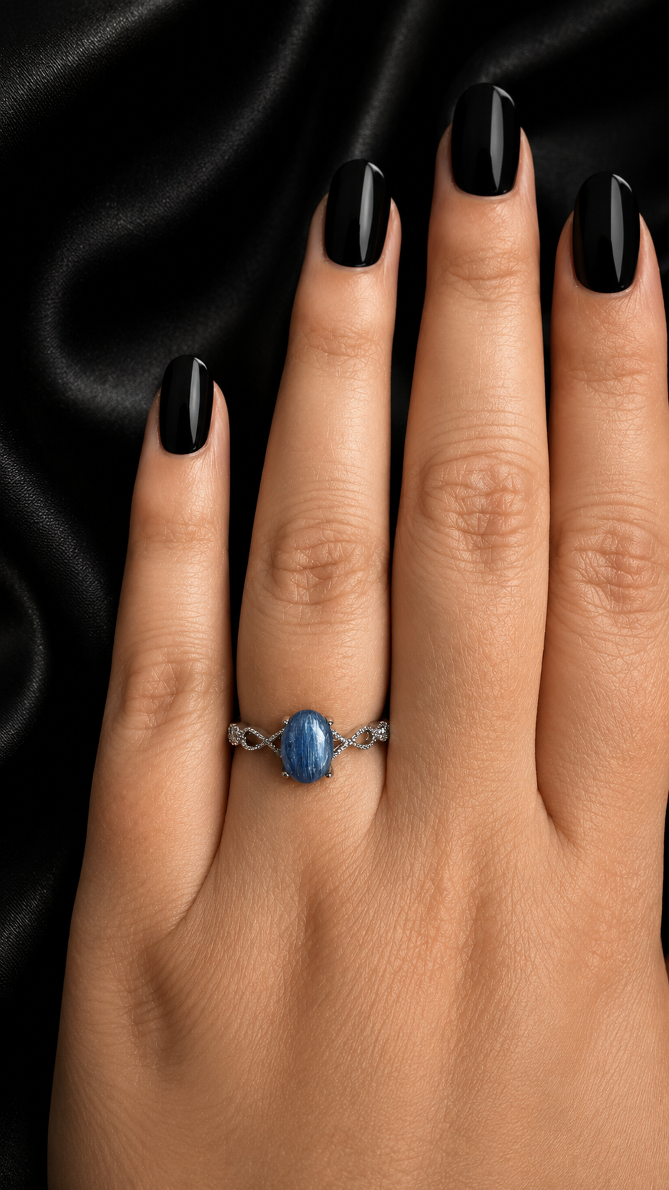 Bague cyanite