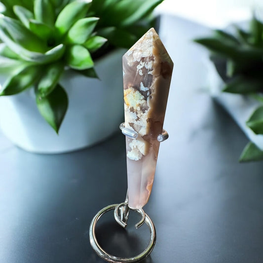 Sceptre agate fleur grise