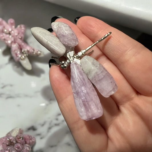 Libellule kunzite