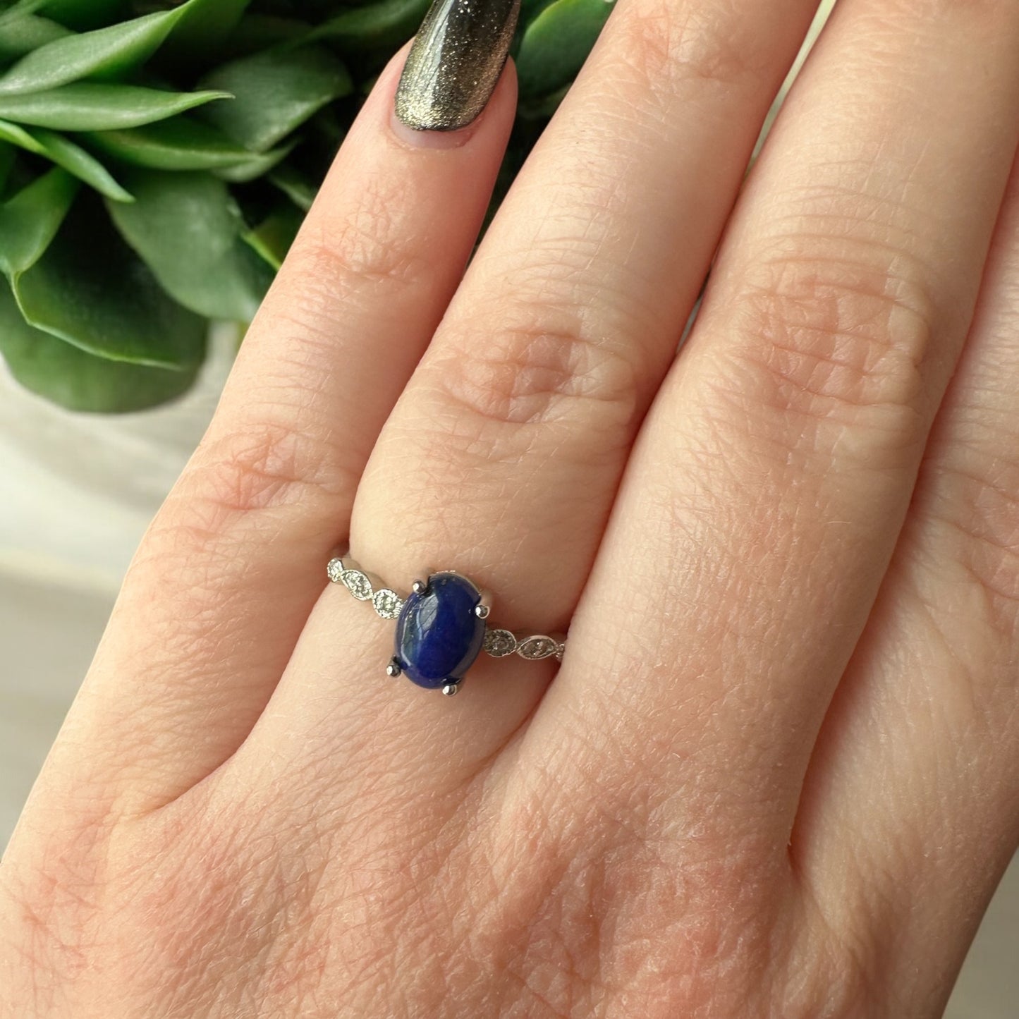 Bague lapis lazuli