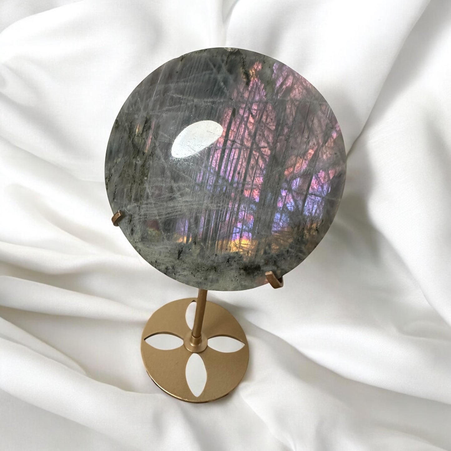 Labradorite sur socle