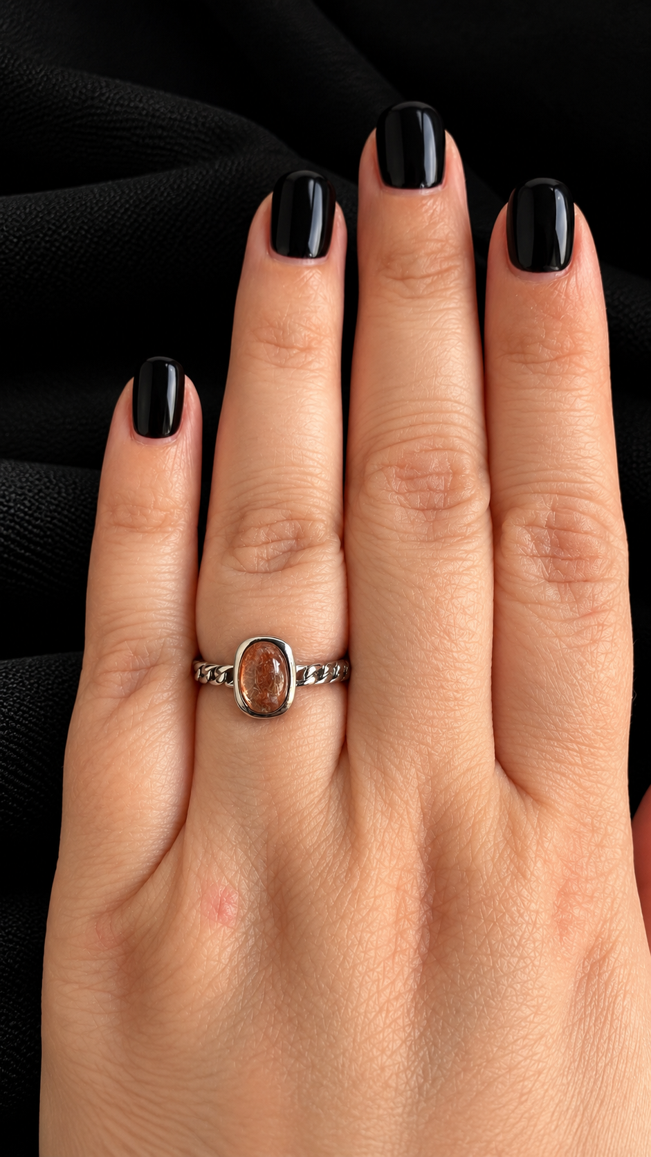 Bague pierre de soleil